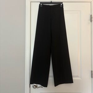 J.Galt Black Wide-Leg High-Waisted Pants